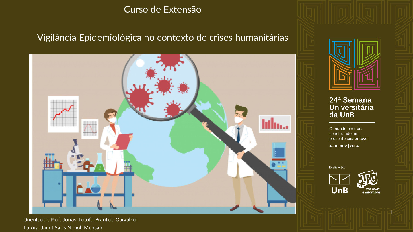 Vigilância epidemiológica em situações de crises humanitárias