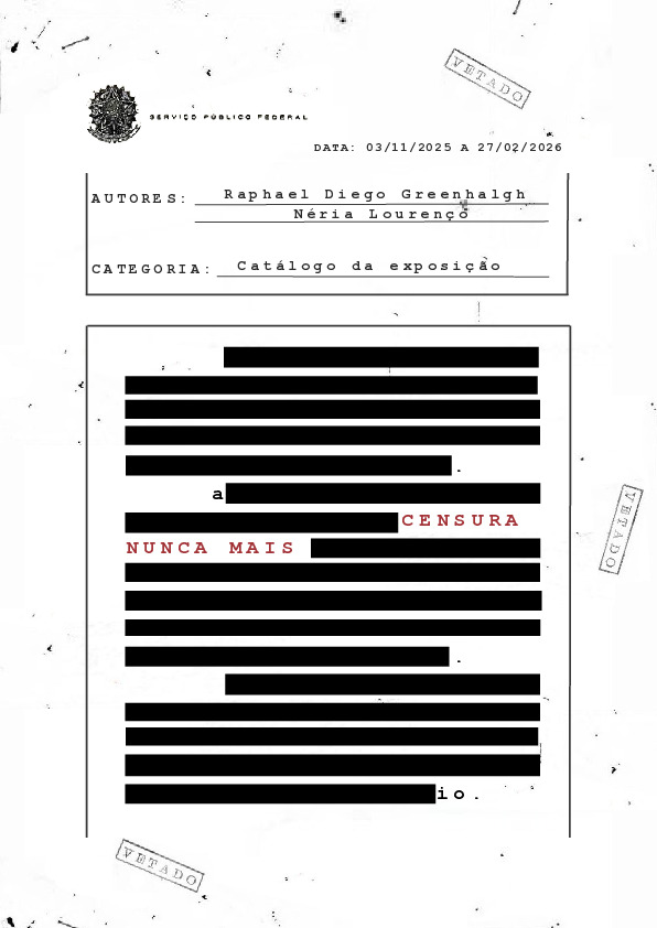 Censura nunca mais: catálogo da exposição